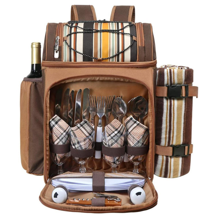 Picnic at Ascot Original Equipped Person Picnic Backpack with